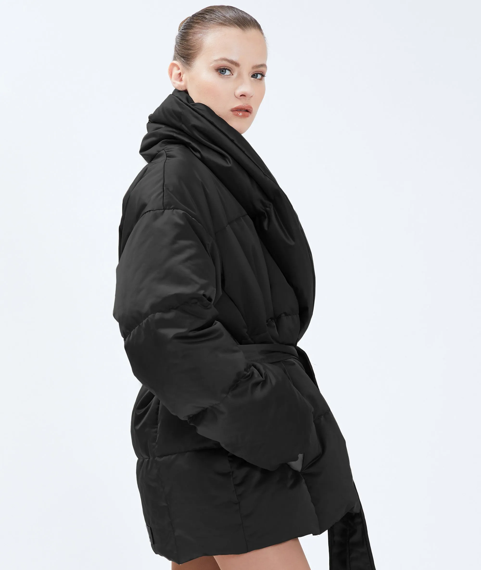 PRISCILLA | SATIN PUFFER JACKET