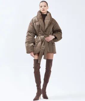 PRISCILLA | SATIN PUFFER JACKET