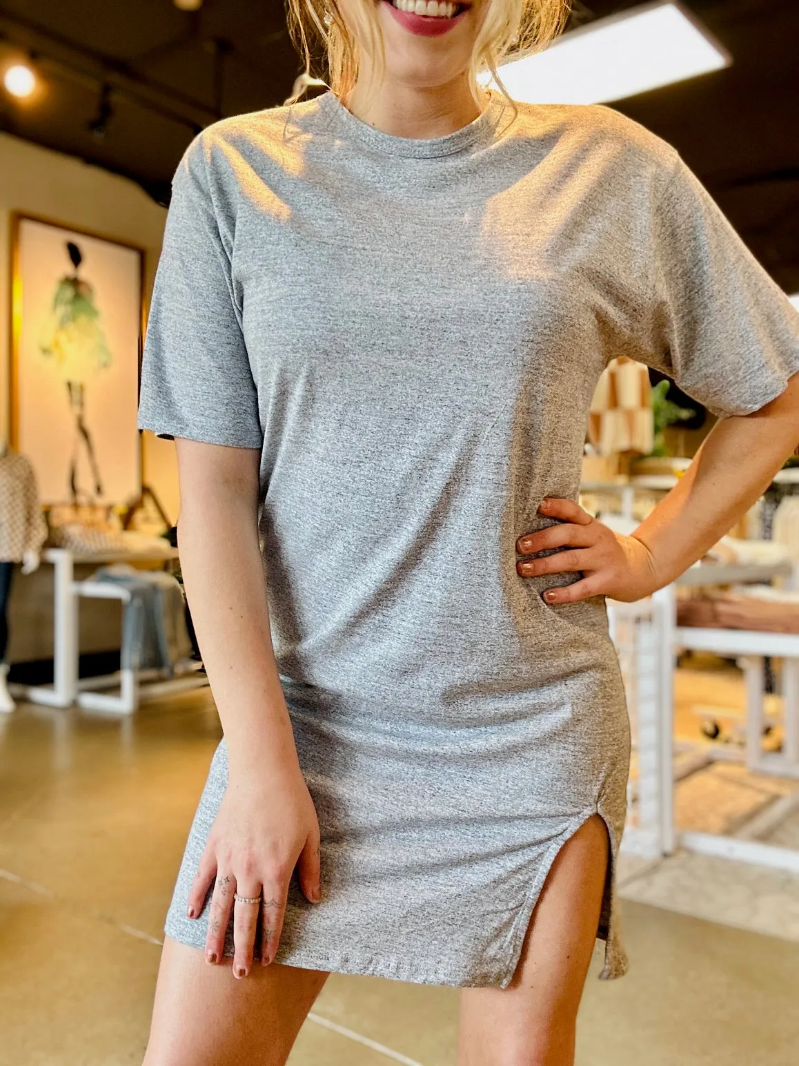 Rhodes T-Shirt Dress- 2 Colors!