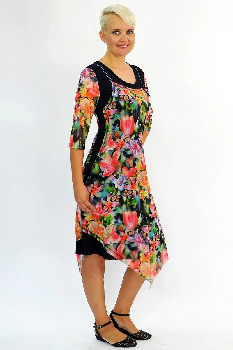 Shirley's Garden of Flowers Tunic