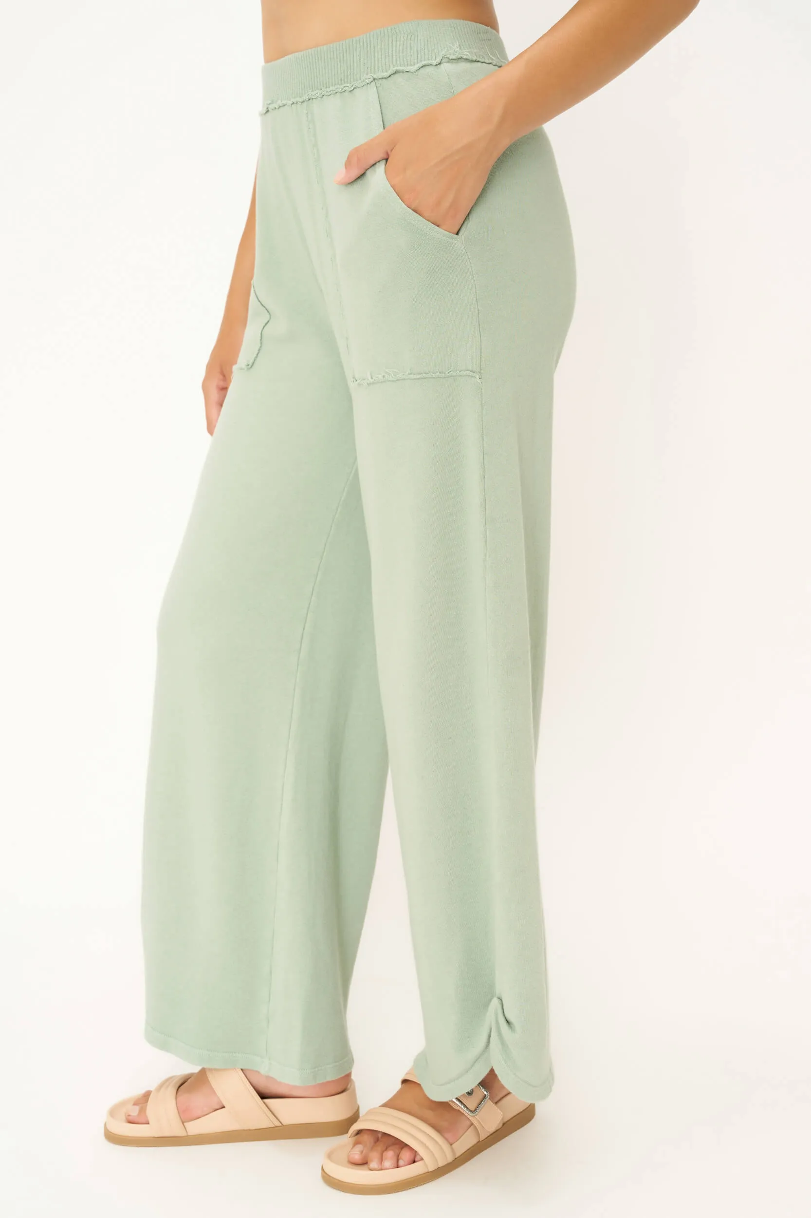 Siesta Wide Leg Pant - Endless Sky