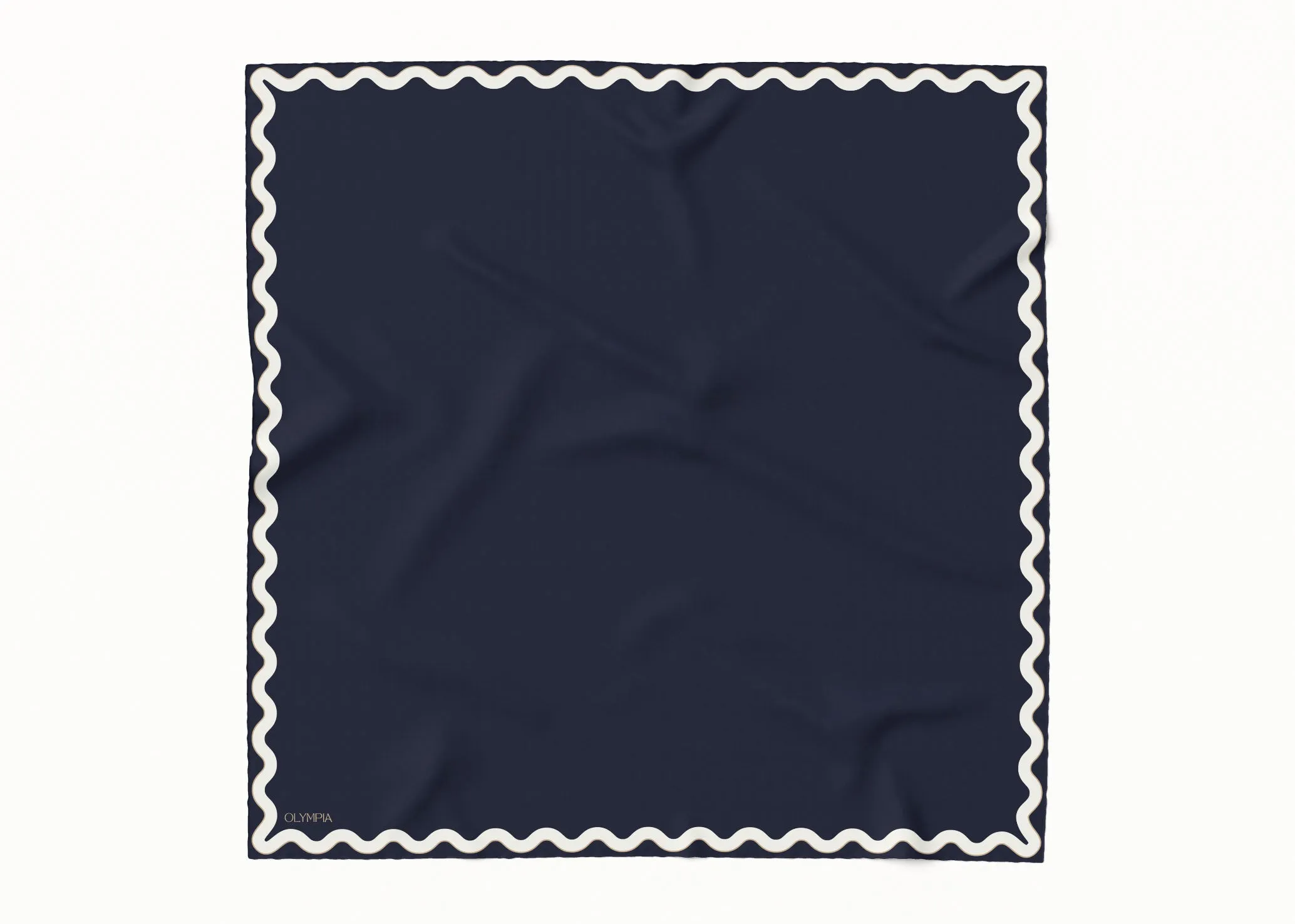 Sophie Inkwell/Dove/Sand Silk Scarf - 89x89cm - Imperfect