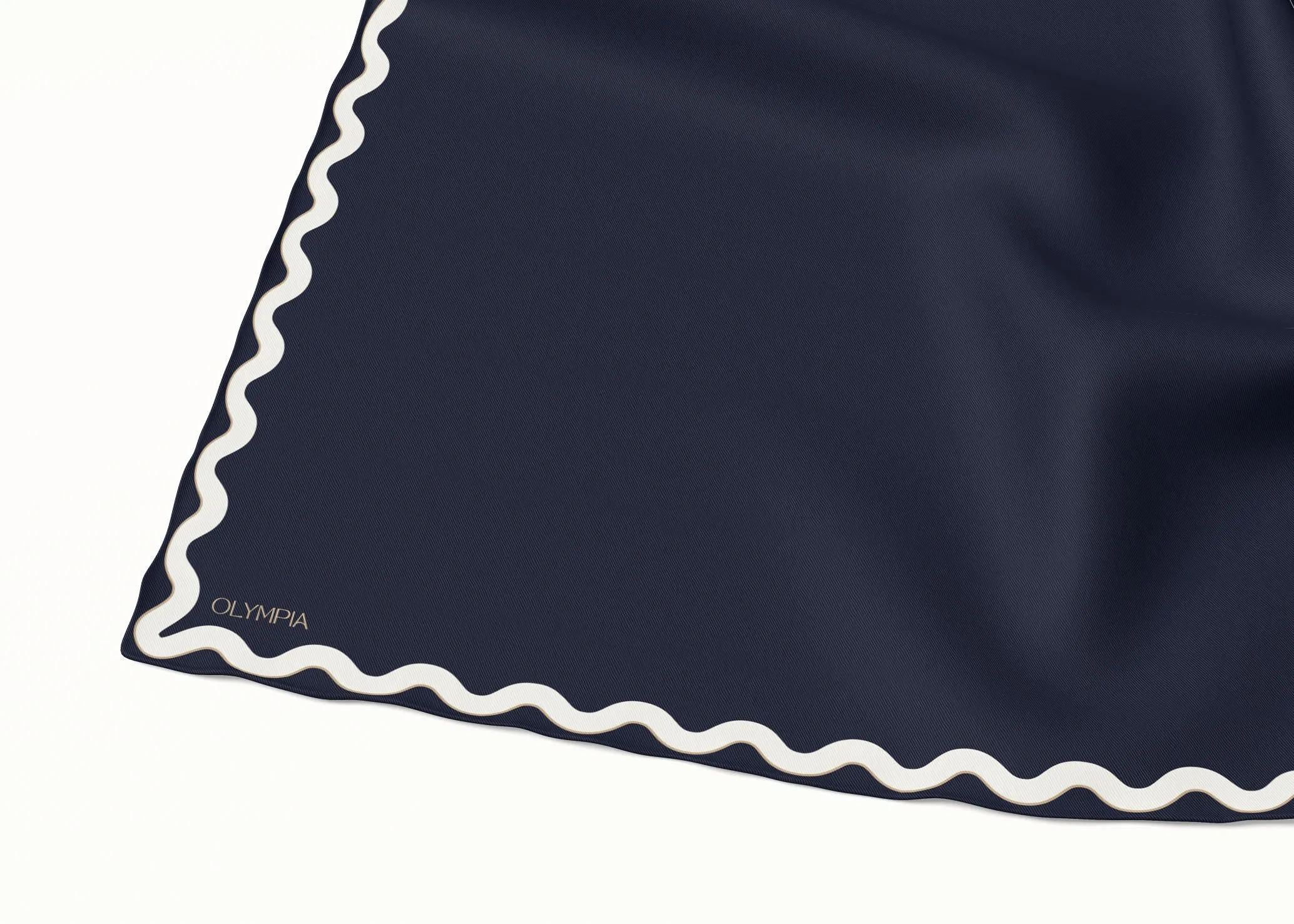 Sophie Inkwell/Dove/Sand Silk Scarf - 89x89cm - Imperfect