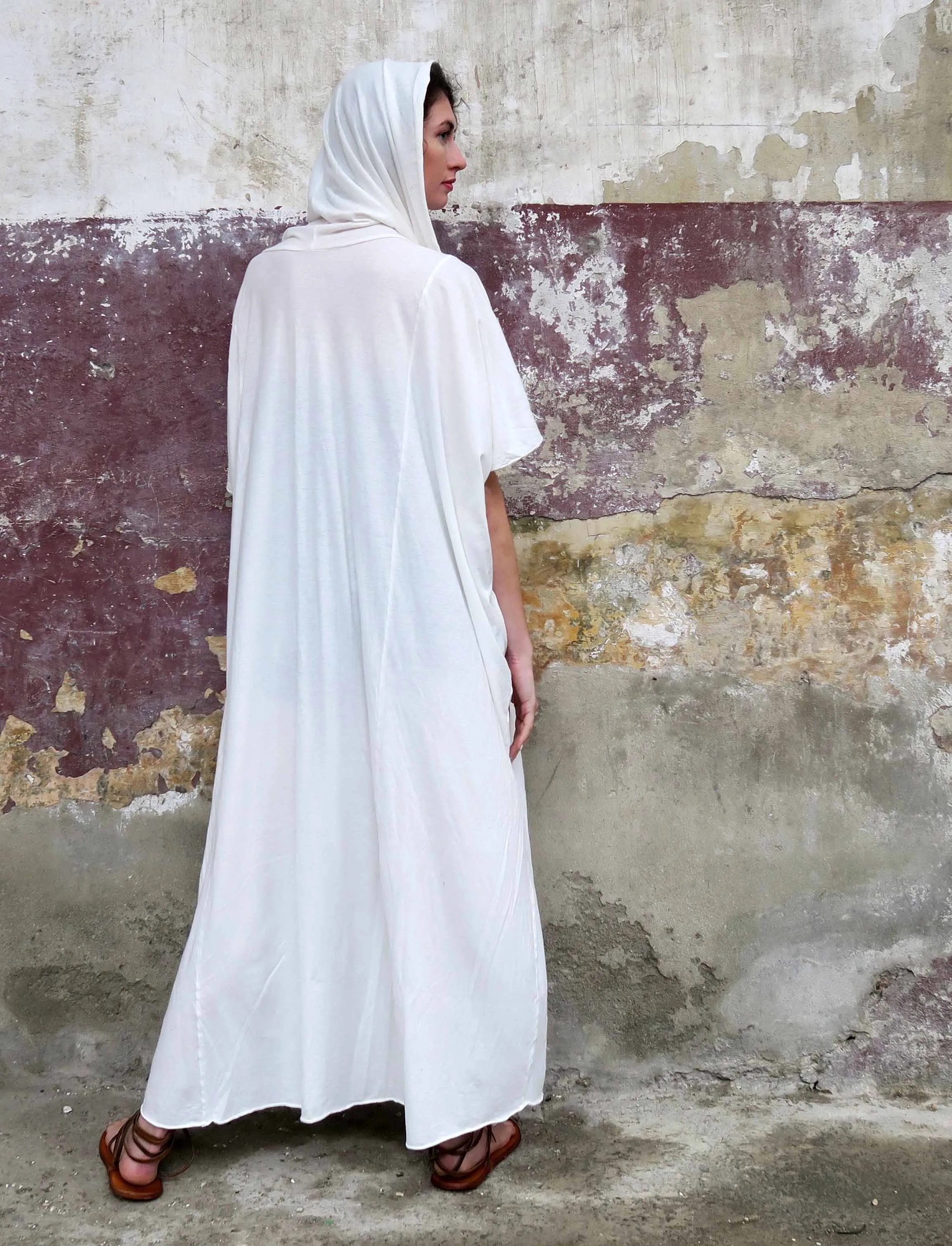 Super Cowl Perfect Pockets Long Kaftan