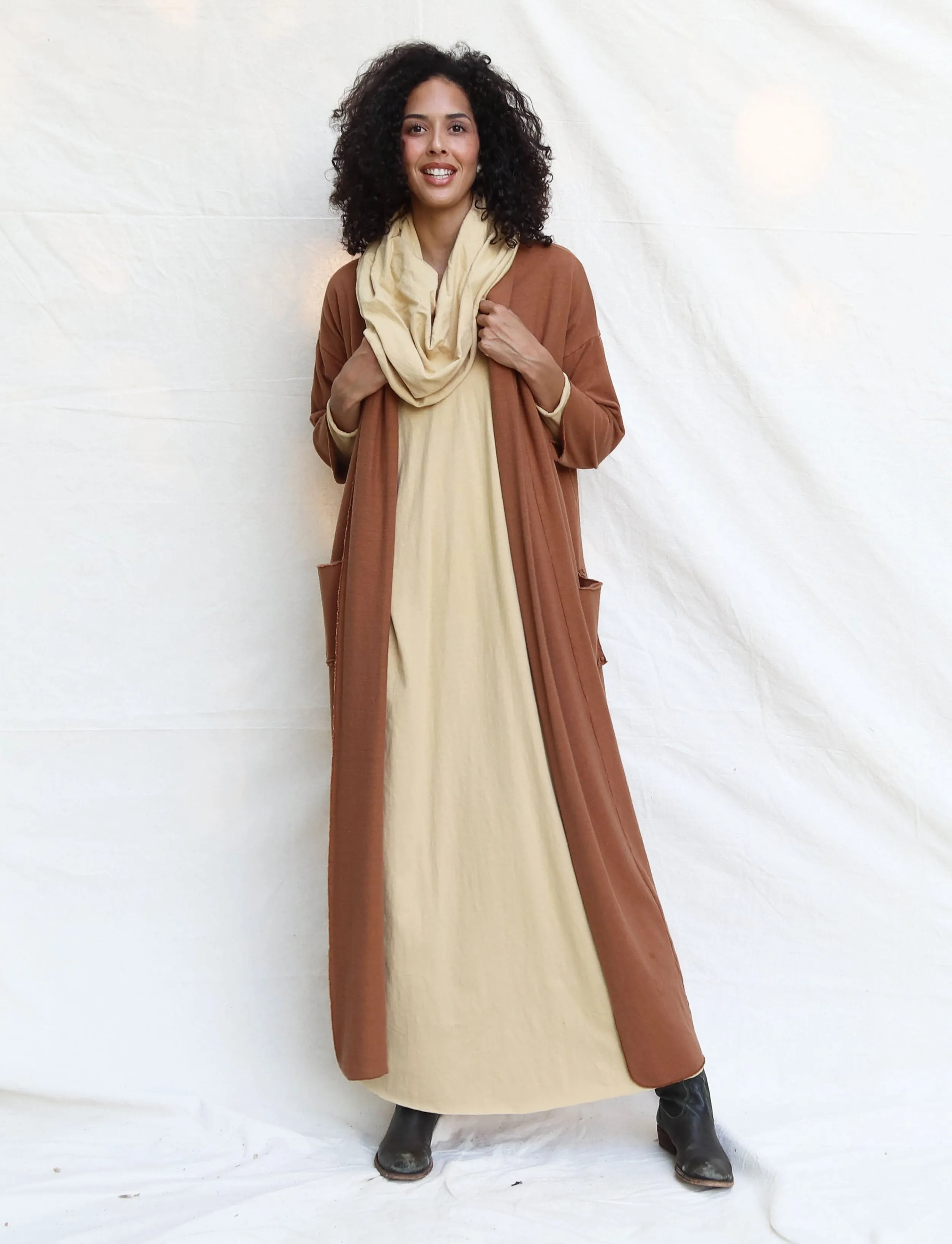 Super Cowl Winter Long Kaftan