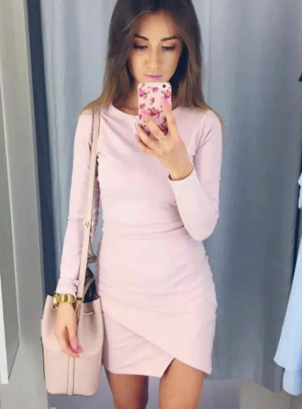 TastyHottie - Sexy Slim Fit Irregular Mini Dress Bandage Bodycon