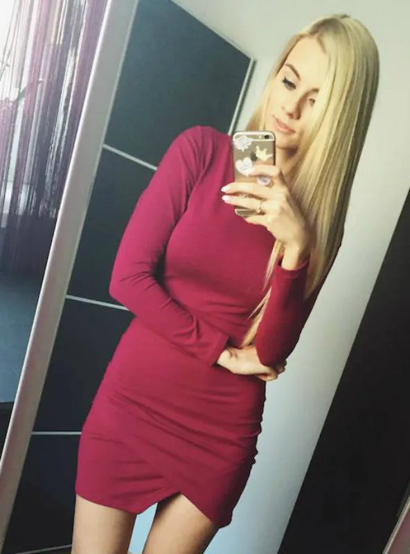 TastyHottie - Sexy Slim Fit Irregular Mini Dress Bandage Bodycon