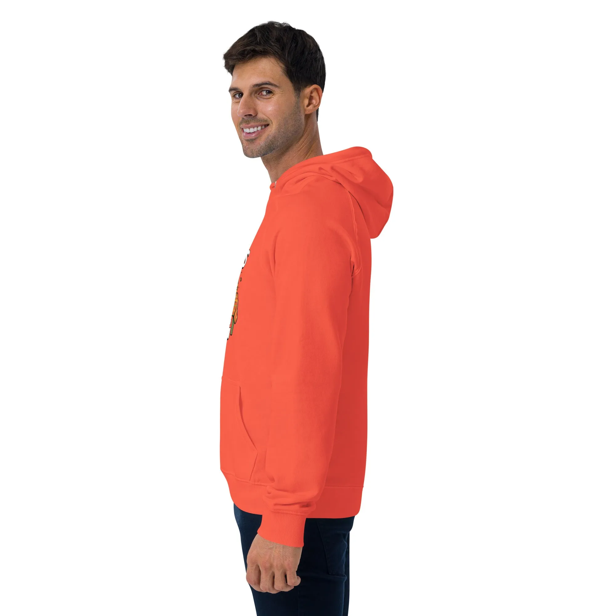 Thanks For Giving Graphics Men Eco Raglan Hoodie