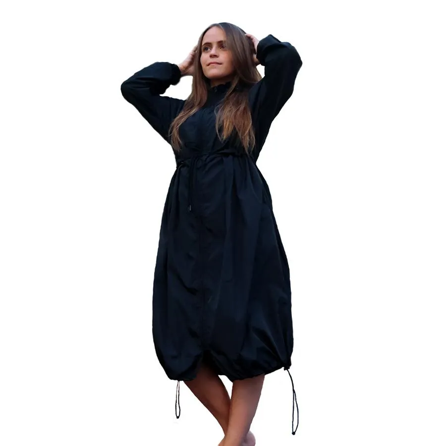The Slicker Ladies Black Rain Coat