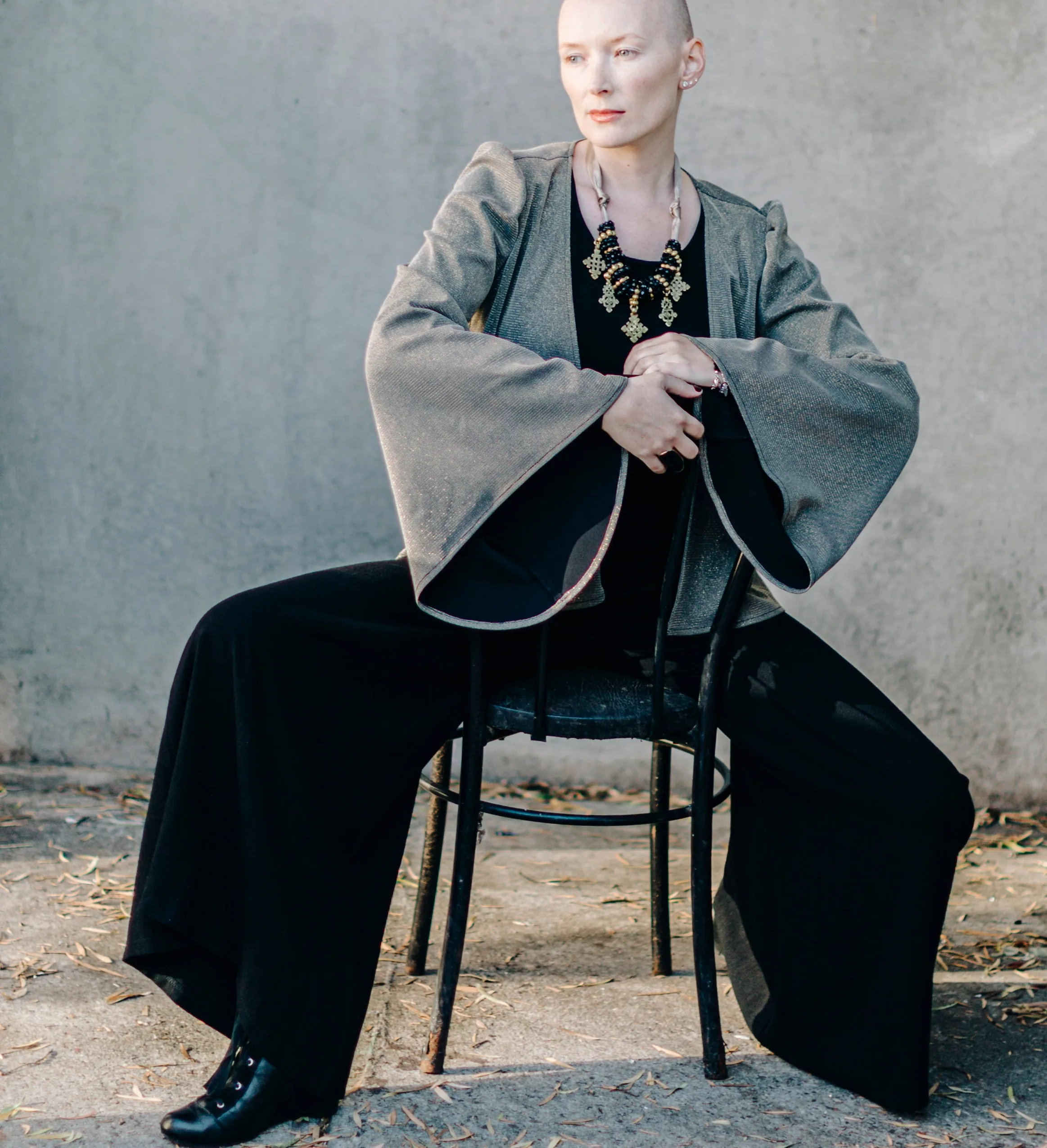 Vatentina Top In Gold