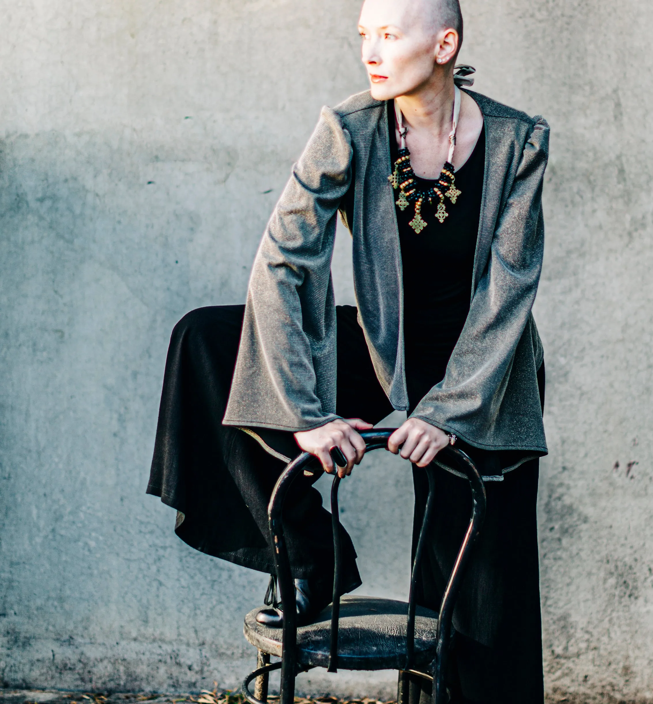 Vatentina Top In Gold