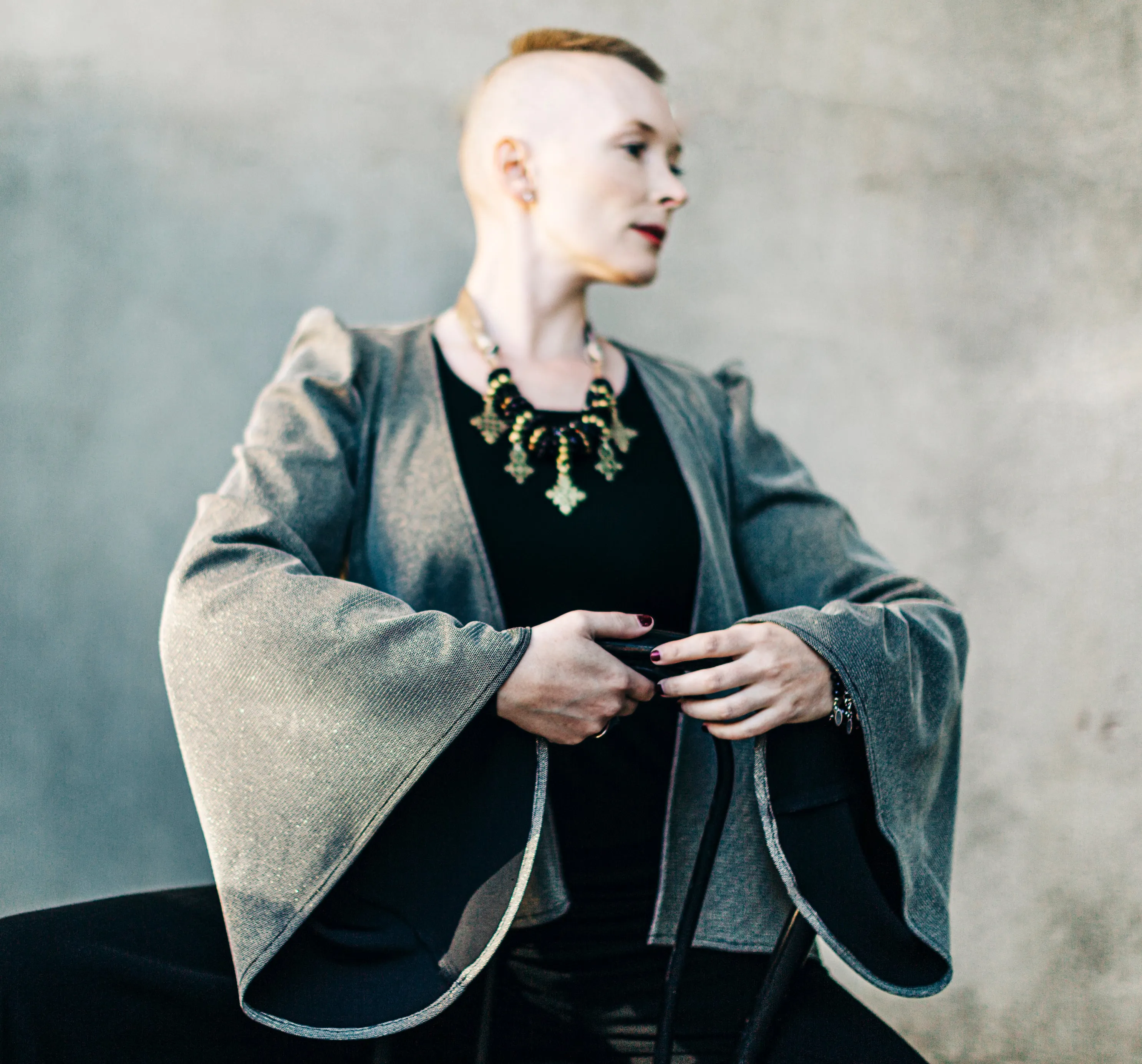 Vatentina Top In Gold