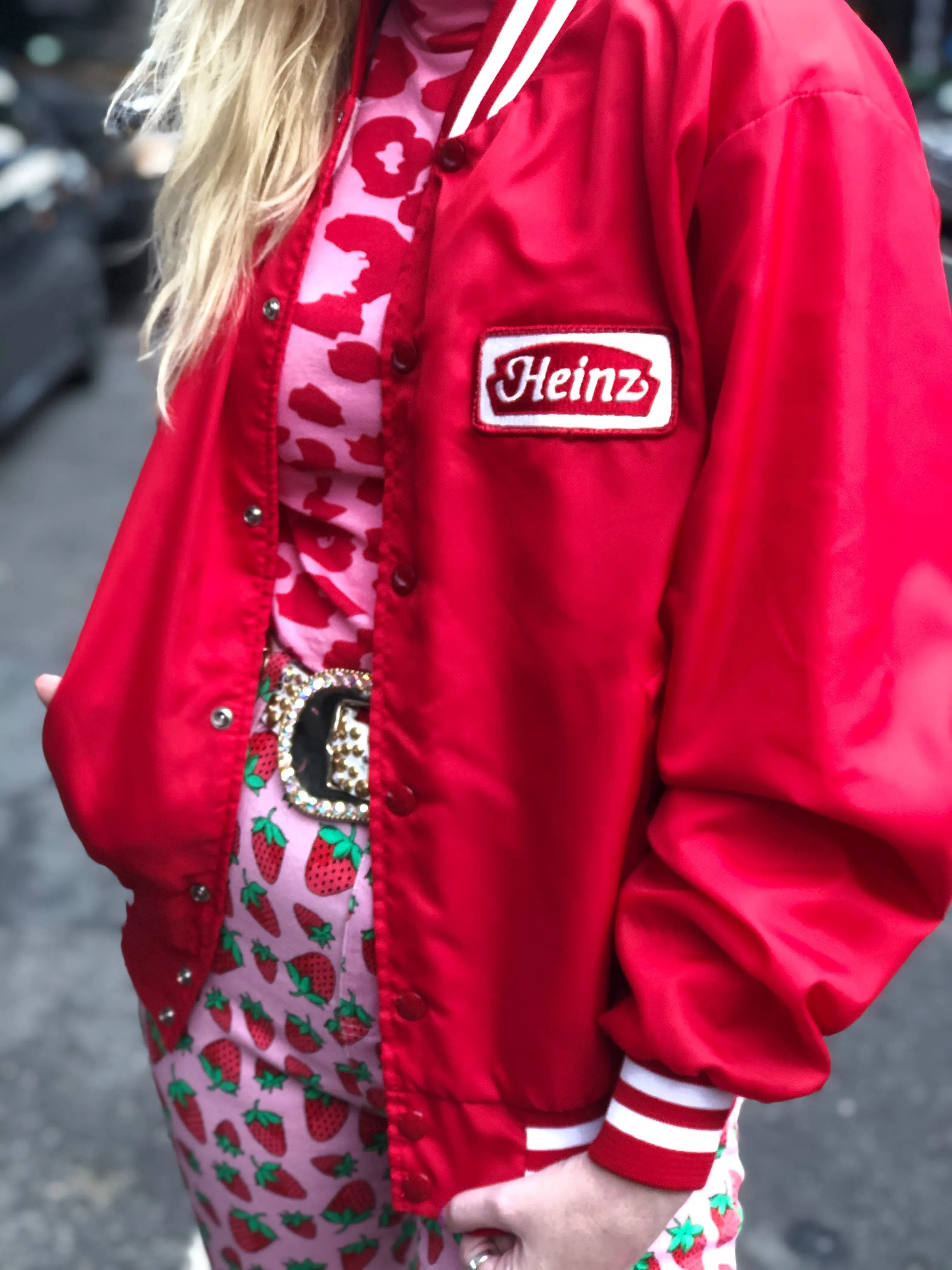 Vintage 80s Heinz Bomber Jacket