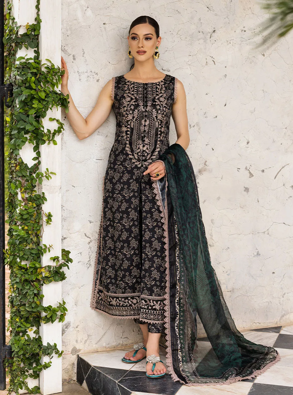 Zainab Chottani Tahra Lawn Collection  – Onyx-Aura 6B